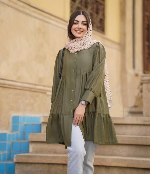 عکس مدل مانتو دخترانه عروسکی
