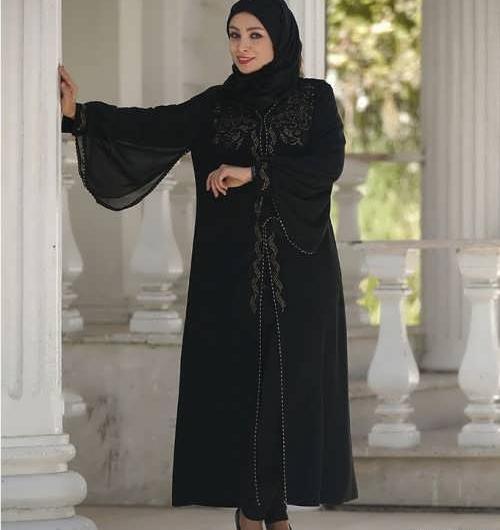 عکس مدل مانتو بلند عربی شیک