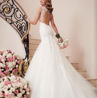 عکس لباس عروس چسبان