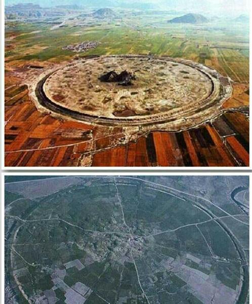 عکس هوایی وادی السلام