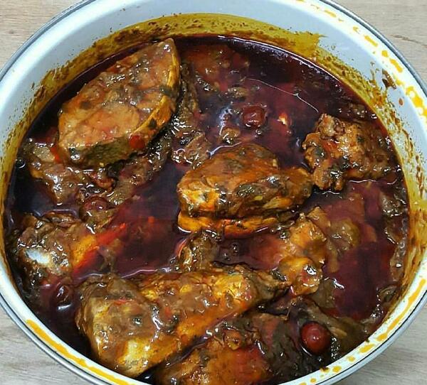 عکس غذا قلیه ماهی