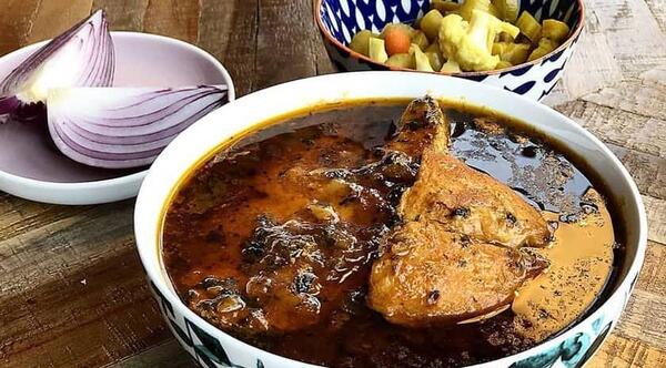 عکس غذا قلیه ماهی