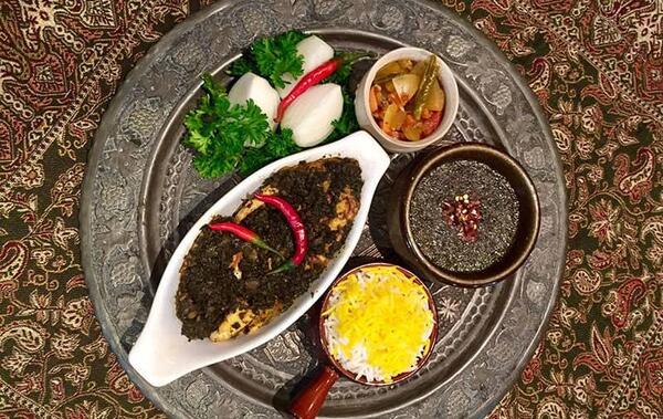 عکس غذا قلیه ماهی