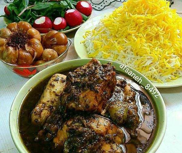 عکس غذا قلیه ماهی