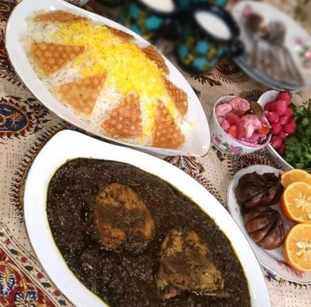 عکس غذا قلیه ماهی