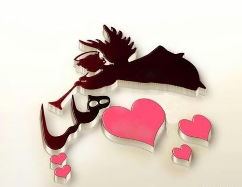 عکس نوشته اسمی هلیا