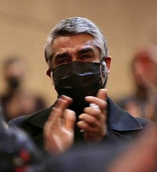 عکس گریه علی انصاریان