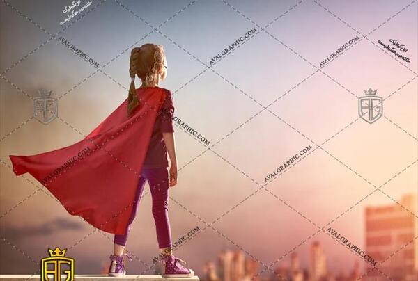 عکس دخترانه قهرمان
