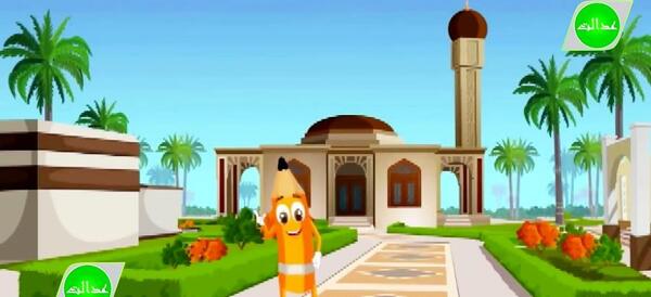 عکس کارتونی مسجد