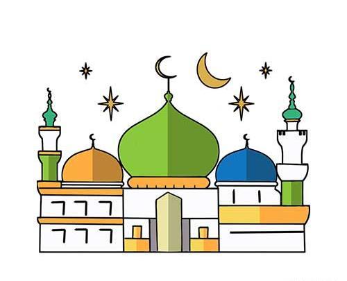 عکس کارتونی مسجد