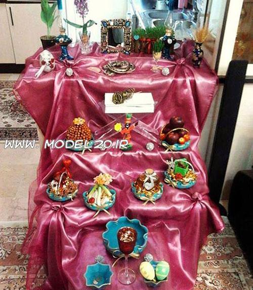 عکس سفره هفت سین طبقه ای