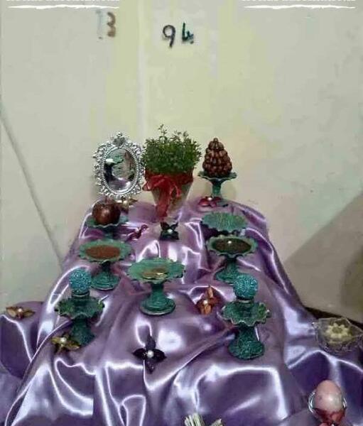 عکس سفره هفت سین طبقه ای