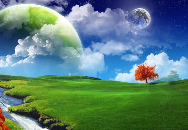 عکس سه بعدی طبیعت زیبا