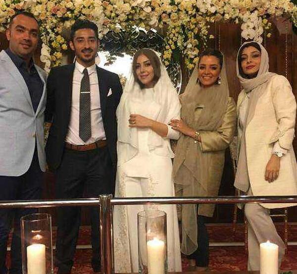 عکس عروسی قوچان نژاد و سروین بیات