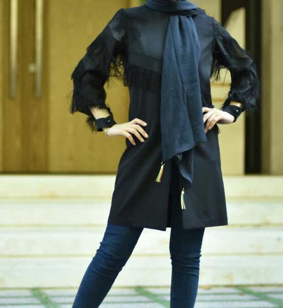 عکس مانتو ریش ریش