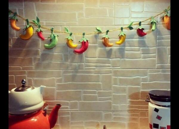 عکس ایده نمدی برای آشپزخانه