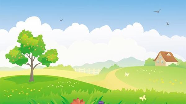 عکس طبیعت زیبا کارتونی