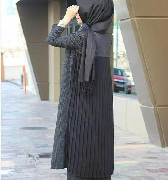 عکس مدل مانتو دخترانه چین پلیسه