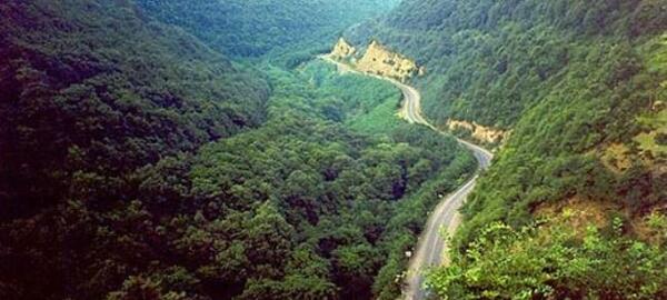 عکس هوایی قلعه بابک