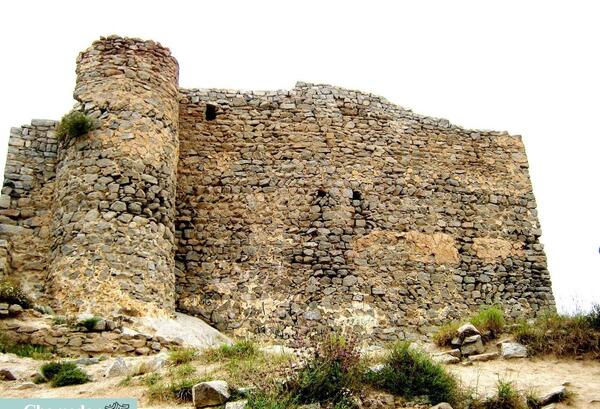 عکس هوایی قلعه بابک