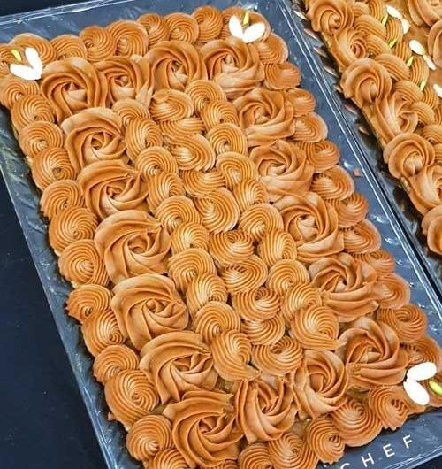 عکس تزیین حلوا رمضان