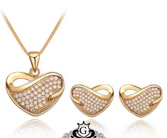 عکس نیم ست دخترانه طلا جدید