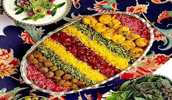 عکس غذا آلبالو پلو