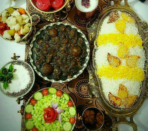 عکس قورمه سبزی زیبا