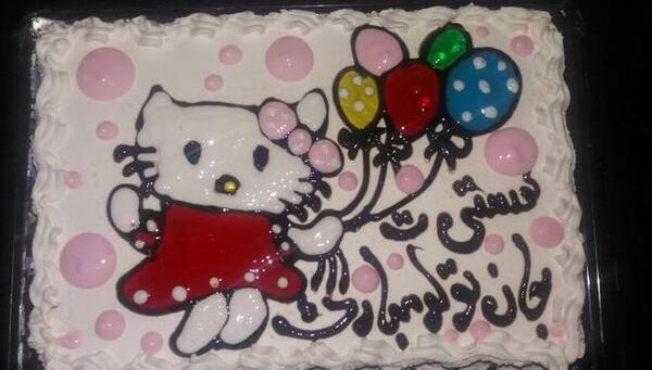 عکس کیک ژله ای دخترانه