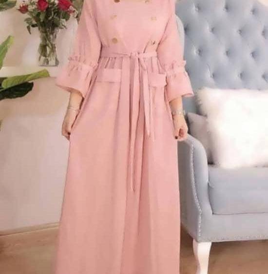 عکس مانتو بلند زنانه جلو بسته