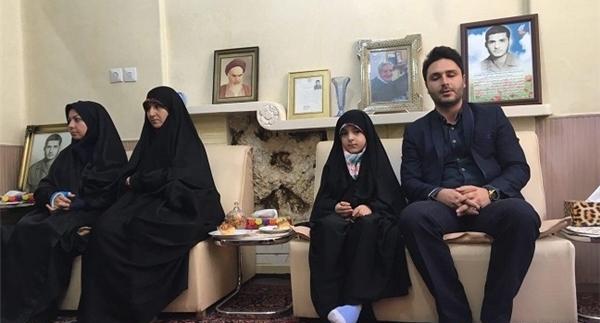عکس خانواده حنانه خلفی
