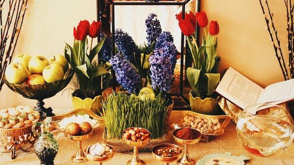 عکس ایده سفره هفت سین در اینستاگرام