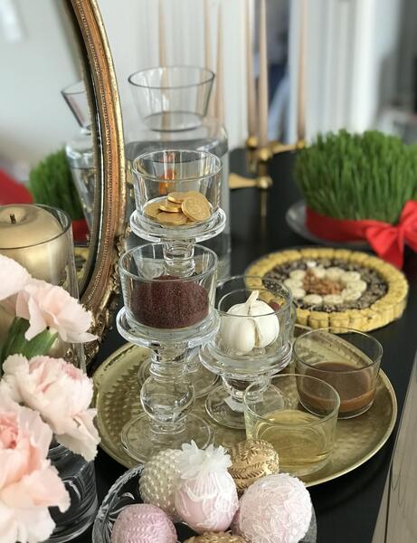 عکس سفره هفت سین عروس