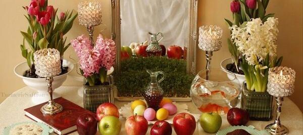 عکس سفره هفت سین عروس