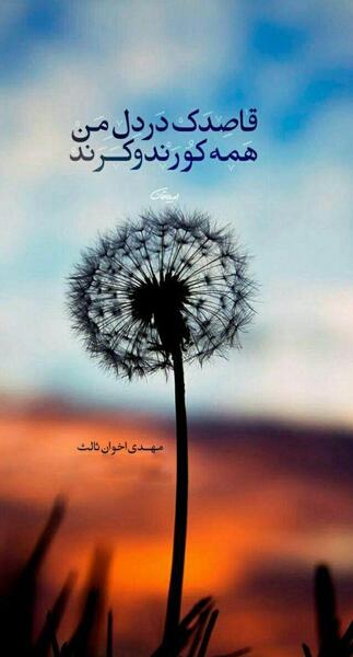 عکس نوشته عاشقانه اخوان ثالث