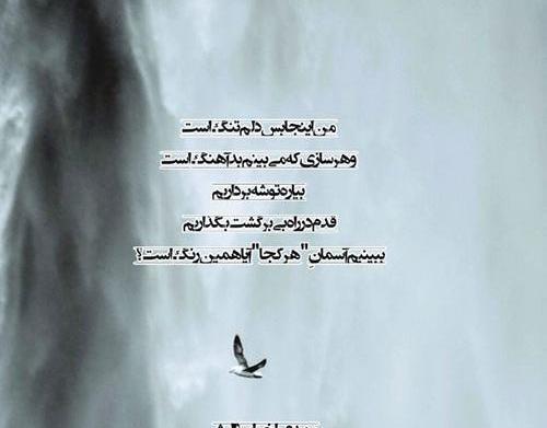 عکس نوشته عاشقانه اخوان ثالث
