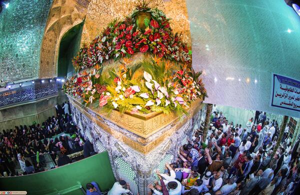 عکس شاد از حرم امام حسین