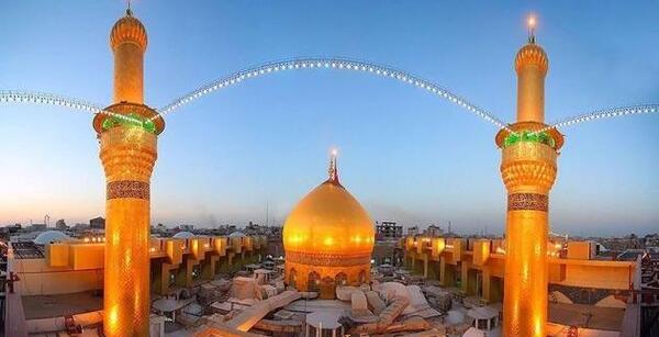 عکس شاد از حرم امام حسین