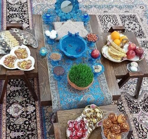 عکس سفره هفت سین همراه با دعای تحویل سال
