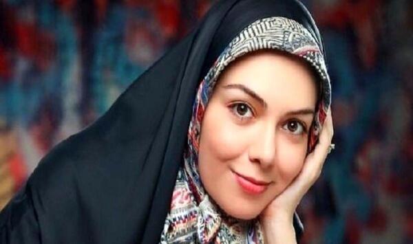 عکس آزاده نامداری با لباس عروس