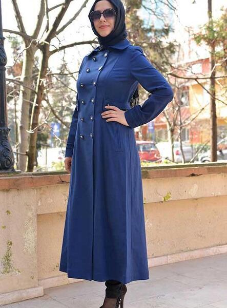 عکس مدل مانتو جدید بلند رنگی