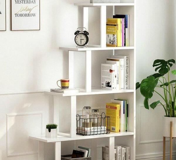 عکس ایده چیدمان قفسه کتاب