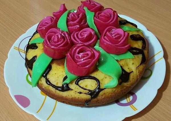 عکس تزیین ژله با بستنی