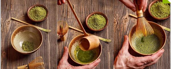 عکس چای ماچا