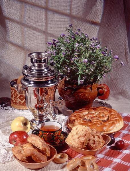 عکس چای با شیرینی