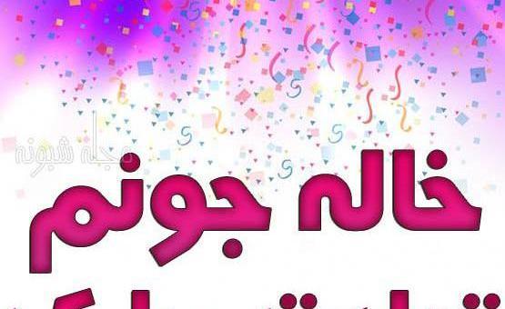 عکس تولدت مبارک خاله طیبه