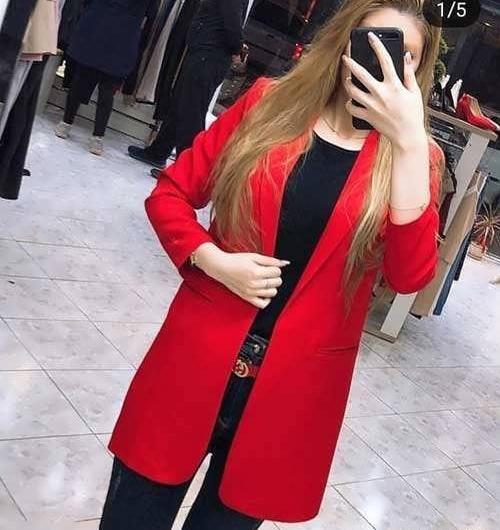 عکس مدل مانتو قرمز