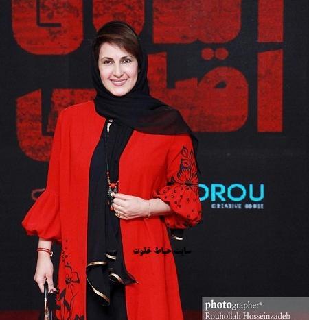 عکس مدل مانتو قرمز