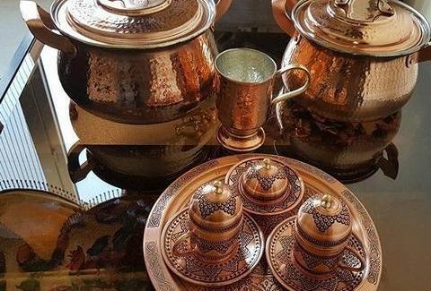 عکسهای ظروف مسی زیبا