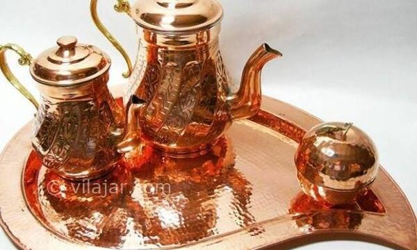 عکسهای ظروف مسی زیبا